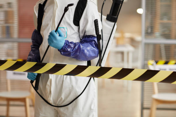 Professional Blood Cleanup technician working in Kendleton, TX
